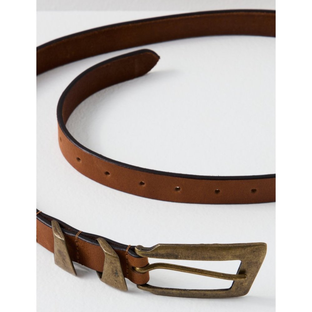 FREE PEOPLE We The Free Parker Leather Belt / Cognac - Picture 2 of 6